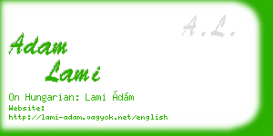 adam lami business card